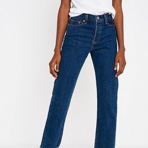 Levi’s Wedgie Straight Dark Indigo Wash Jeans 24